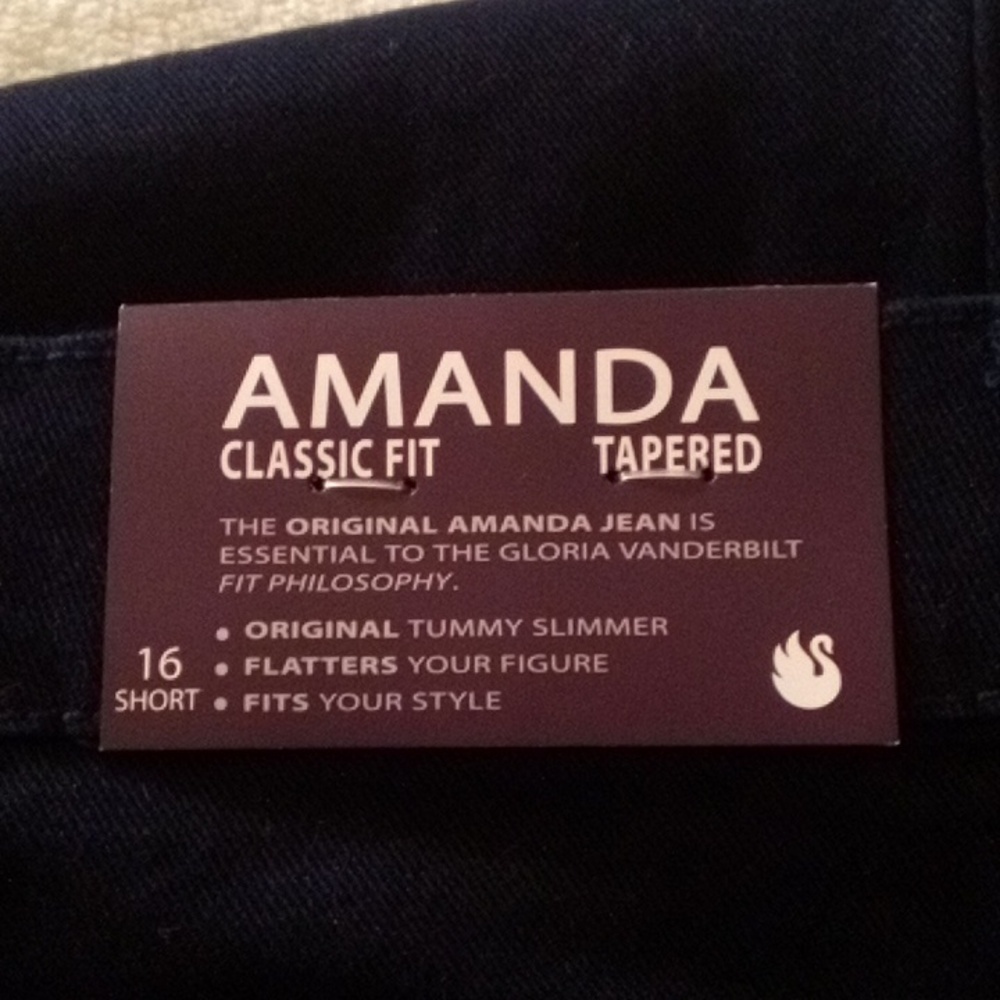 GLORIA VANDERBILT CLASSIC FIT WOMENS SIZE 16 JEANS - Picture 3 of 10
